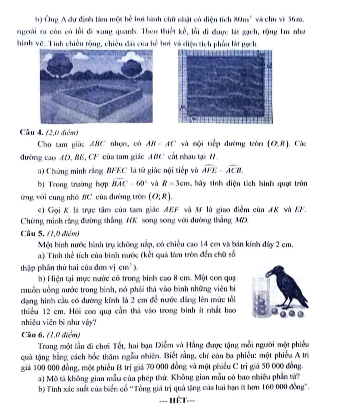 Đề thi chính thức lớp 10 môn Toán TP Đà Nẵng năm 2025. Ảnh: Minh Châu