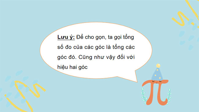 Tổng các góc của một tam giác