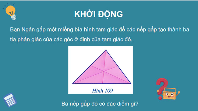 Tính chất ba đường phân giác của tam giác
