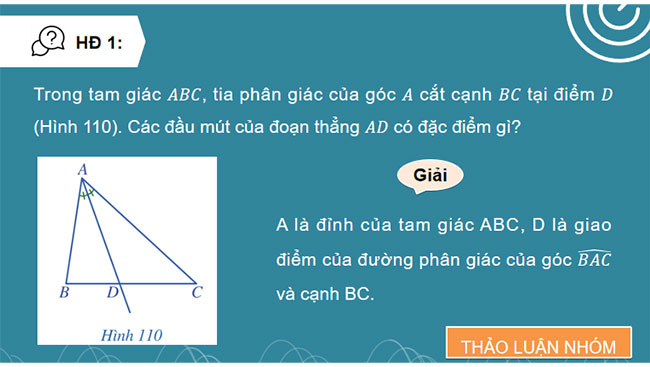 Tính chất ba đường phân giác của tam giác