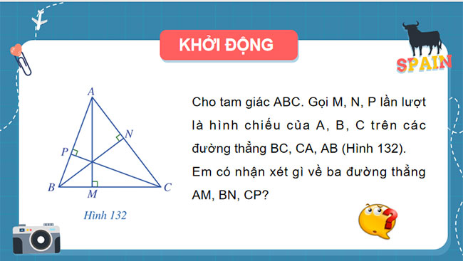 Tính chất ba đường cao của tam giác