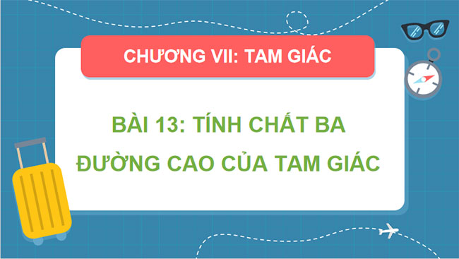 Tính chất ba đường cao của tam giác