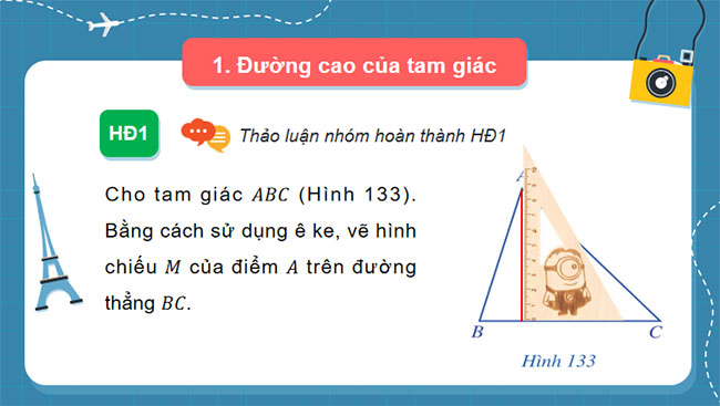 Tính chất ba đường cao của tam giác
