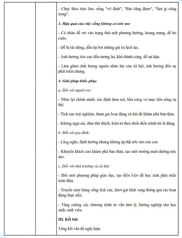Đáp án đề thi vào lớp 10 môn Văn Quảng Bình 