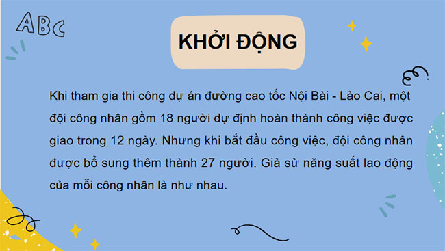  Đại lượng tỉ lệ nghịch