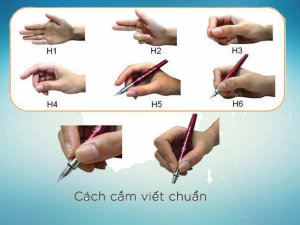 Cách cầm bút