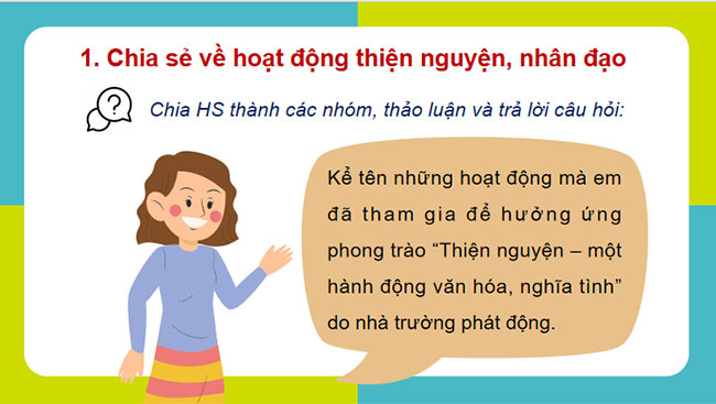 Tham gia hoạt động thiện nguyện