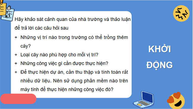 Làm quen với phần mềm bảng tính