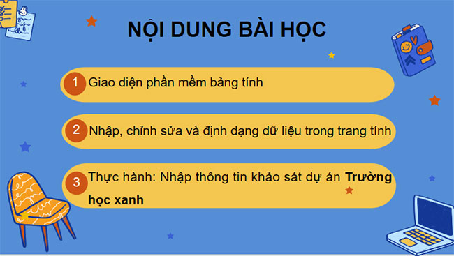 Làm quen với phần mềm bảng tính