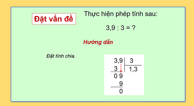 PowerPoint Toán 5 Chia một số thập phân cho một số tự nhiên