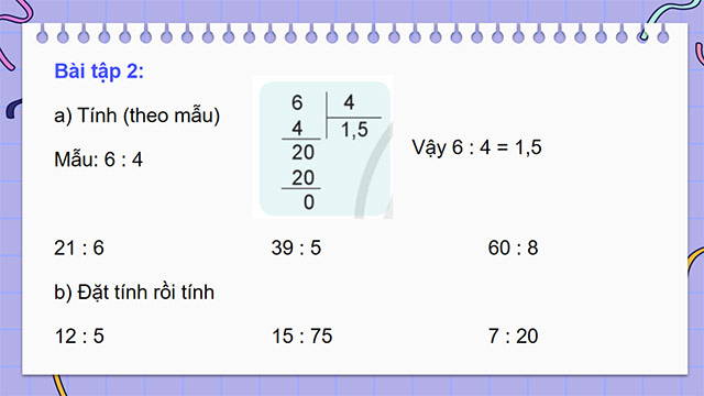 PowerPoint Toán 5 Luyện tập