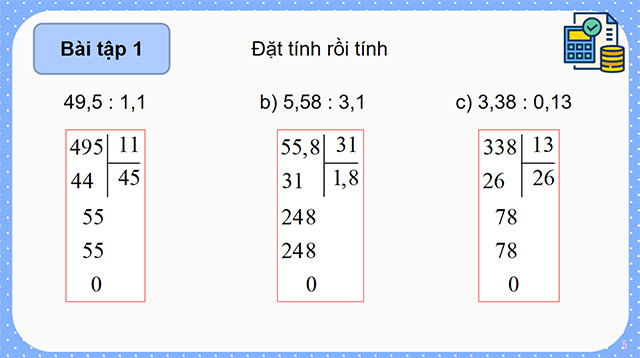 PowerPoint Toán 5 Luyện tập
