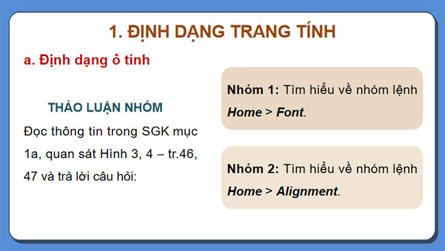 Giáo án PowerPoint Tin học 7 Bài 9