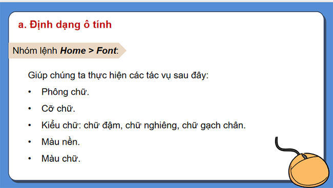 Giáo án PowerPoint Tin học 7 Bài 9