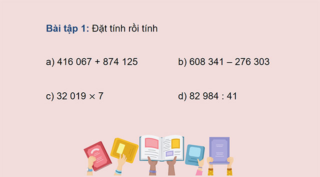 PowerPoint Toán 5 Ôn tập về các phép tính với số tự nhiên