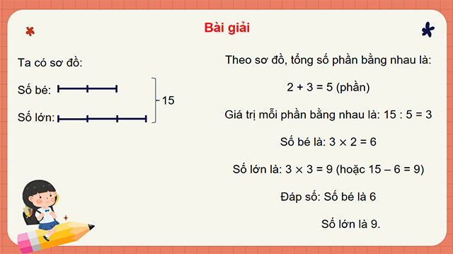 PowerPoint Toán 5 Tìm hai số khi biết tổng và tỉ số của hai số đó