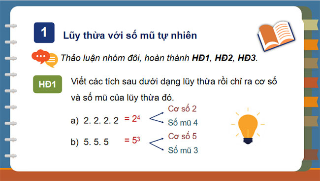  Lũy thừa với số mũ tự nhiên của một số hữu tỉ