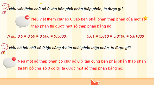 PowerPoint Toán 5 Số thập phân bằng nhau