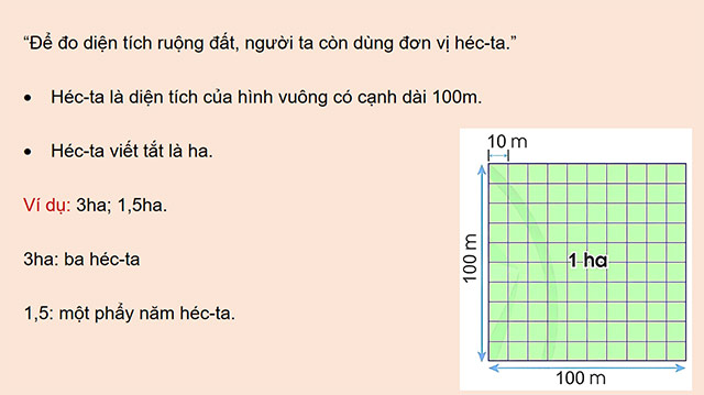 PowerPoint Toán 5 Héc-ta