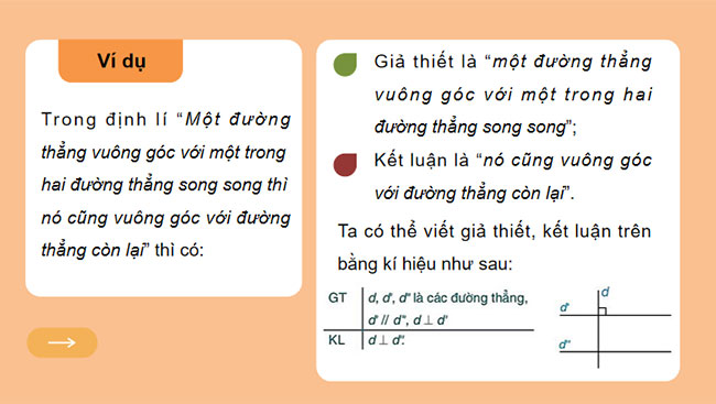 Định lí và chứng minh định lí