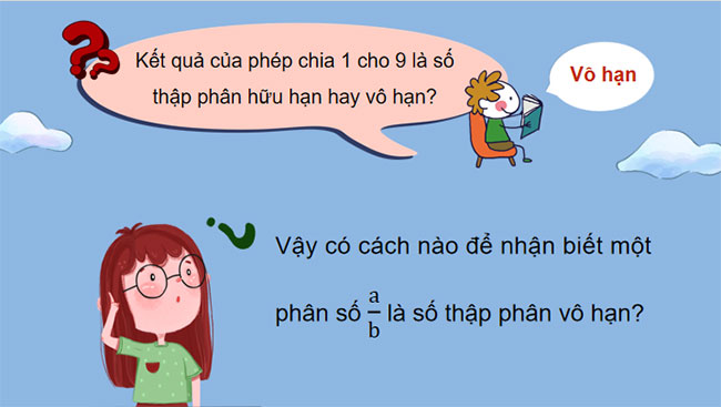 Làm quen với số thập phân vô hạn tuần hoàn