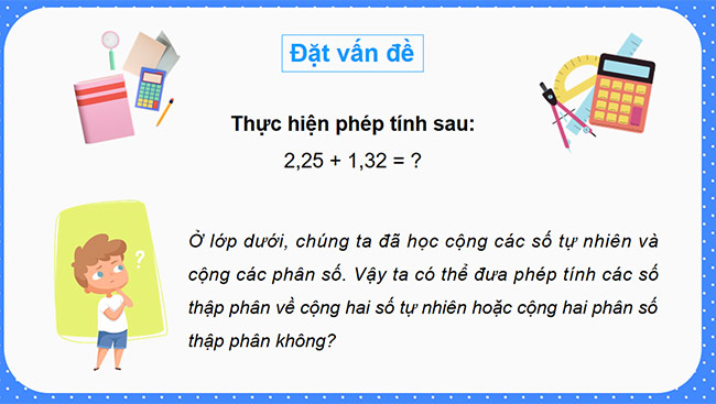 PowerPoint Toán 5 Cộng các số thập phân