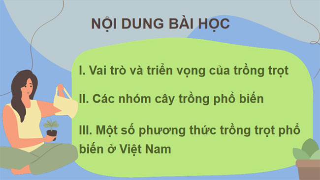  Giới thiệu về trồng trọt