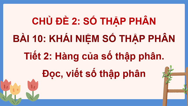 PowerPoint Toán 5 Khái niệm số thập phân