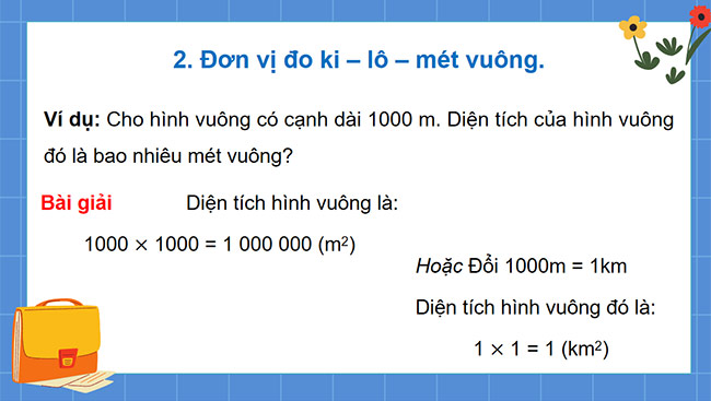 PowerPoint Toán 5 Ki-lô-mét vuông. Héc-ta