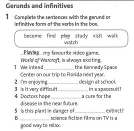 Friends Plus 9 Workbook giải Language Focus Practice Unit 5 minh họa 1