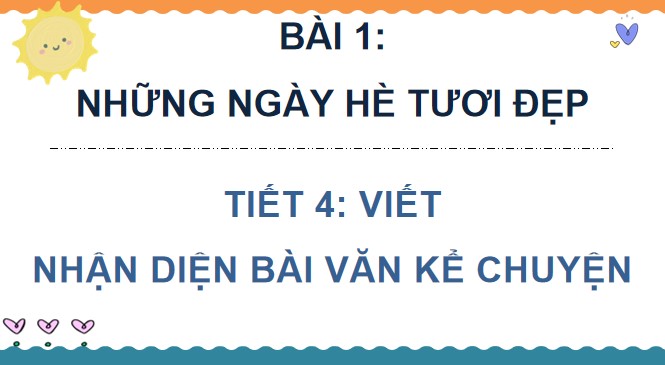 PowerPoint Tiếng Việt 4 Nhận diện bài văn kể chuyện