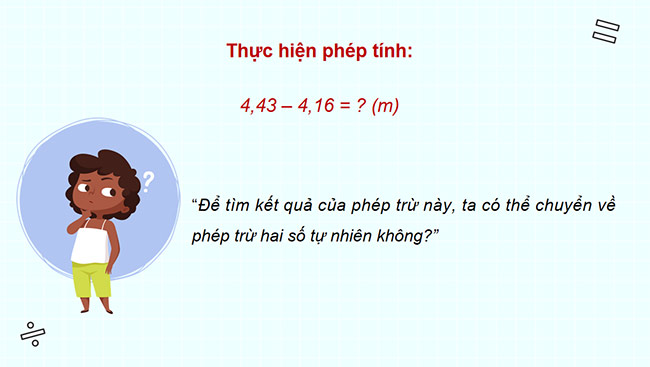 PowerPoint Toán 5  Phép trừ số thập phân