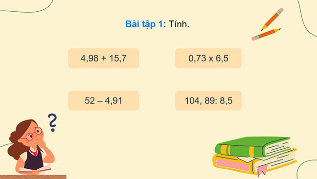 PowerPoint Toán 5 Luyện tập chung