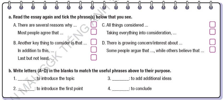 Tiếng Anh 12 Unit 10 lesson 3 i-Learn Smart World - Useful Language