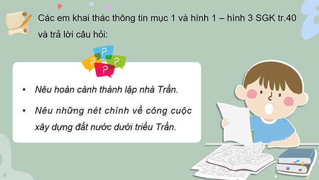 PowerPoint Lịch sử - Địa lí 5 Triều Trần và kháng chiến chống Mông - Nguyên