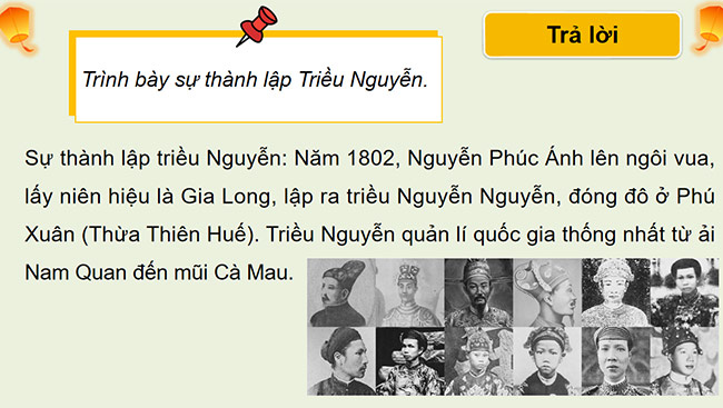 PowerPoint Lịch sử - Địa lí 5 Triều Nguyễn