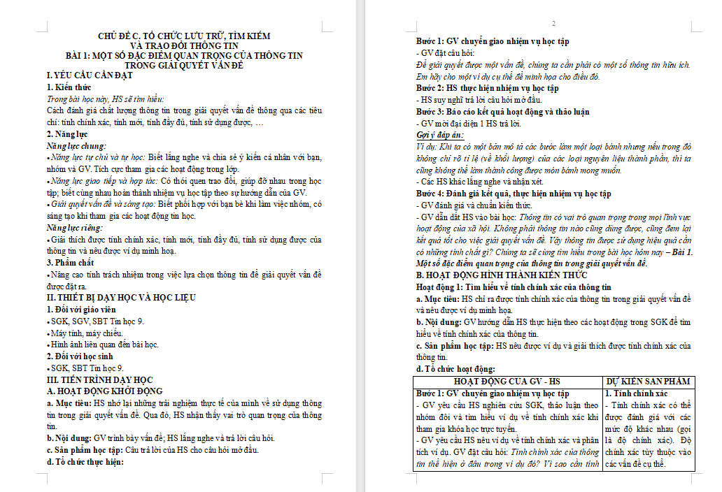 PowerPoint Tin học 9 Chủ đề C Bài 1