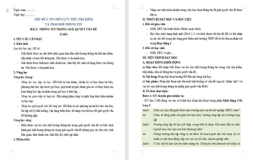 Thông tin trong giải quyết vấn đề