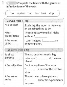 Friends Plus 9 Workbook giải Unit 5 Language Focus trang 33 minh họa 1
