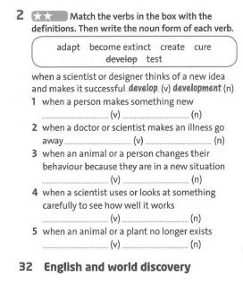 Friends Plus 9 Workbook giải Unit 5 Vocabulary minh họa 2