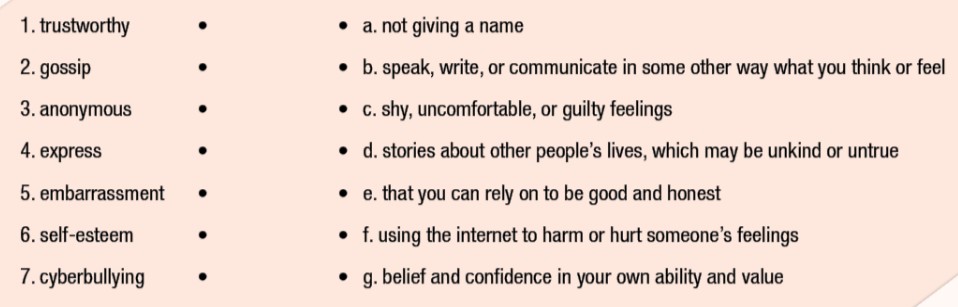 Sách bài tập tiếng Anh lớp 12 unit 8 lesson 2 - New words