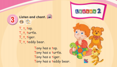 Tiếng Anh lớp 1 Global Success Unit 14 Lesson 2 minh họa 1