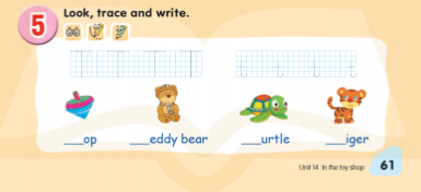 Tiếng Anh lớp 1 Global Success Unit 14 Lesson 2 minh họa 3