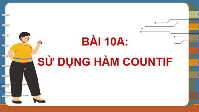  Sử dụng hàm COUNTIF