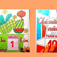 Giáo án Mĩ thuật 6 Bài 12: Màu sắc lễ hội trong thiết kế lịch treo tường