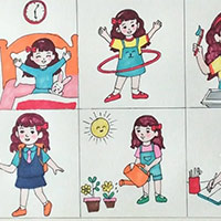 Giáo án Mĩ thuật 6 Bài 14: Thiết kế thời gian biểu