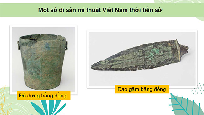 PowerPoint Mĩ thuật 6 Mĩ thuật Việt Nam thời kì tiền sử