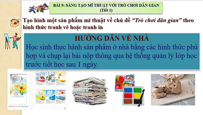 PowerPoint Mĩ thuật 6 Sáng tạo mĩ thuật với trò chơi dân gian