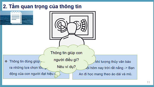 PowerPoint Tin học 6 Thông tin và dữ liệu