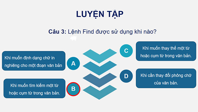PowerPoint Tin học 6 Thực hành: Tìm kiếm và thay thế